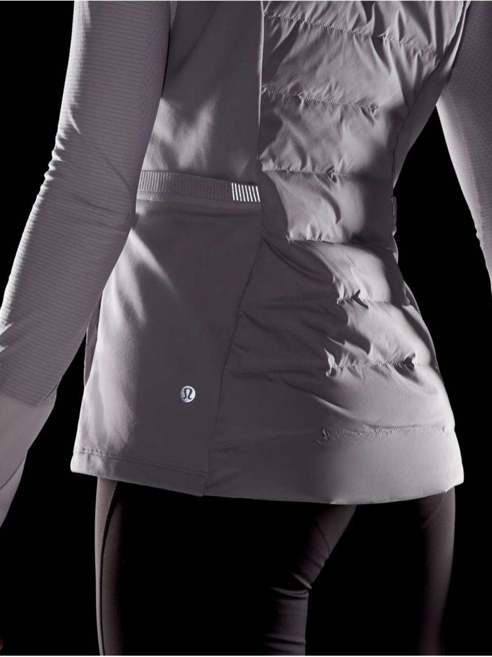 Lululemon Chrome Down for it all vest, size 8 - Picture 4 of 15